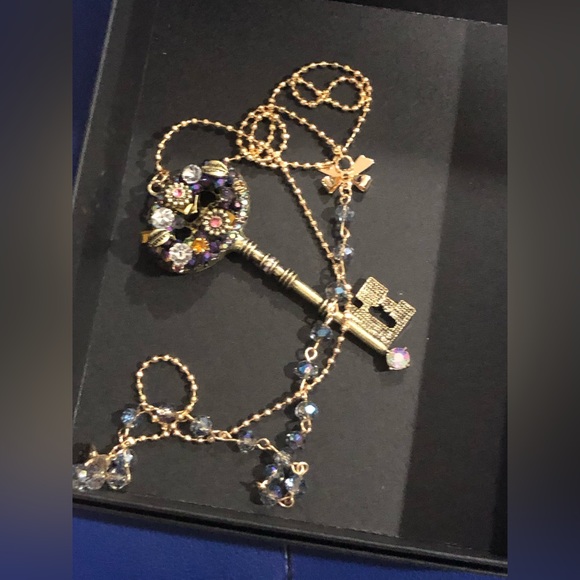 Betsey Johnson Jewelry - Betsey Johnson‎ Woven Cluster Key Long Pendant Necklace, 31'' new